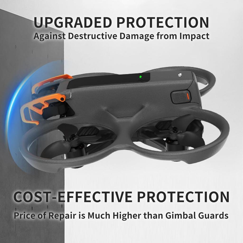 Avata 2 Gimbal Guard for DJI Avata 2, Aluminum Alloy Avata 2 Bumper Guards for for DJI Avata 2 FPV Drone Accessories, Light Camera Protection Guard