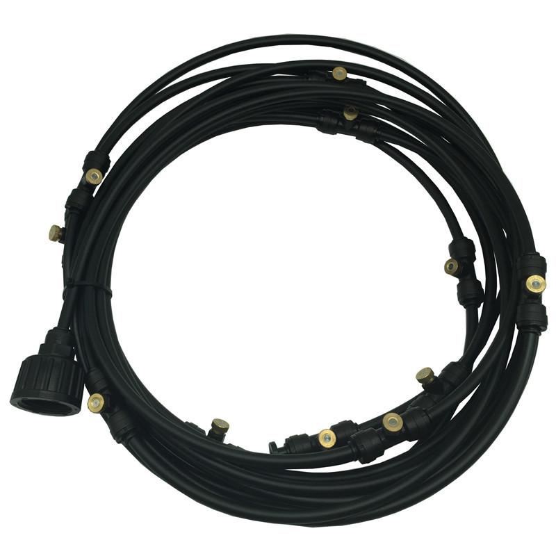 Tap Water Misting System for Courtyard and Trampoline Cooling