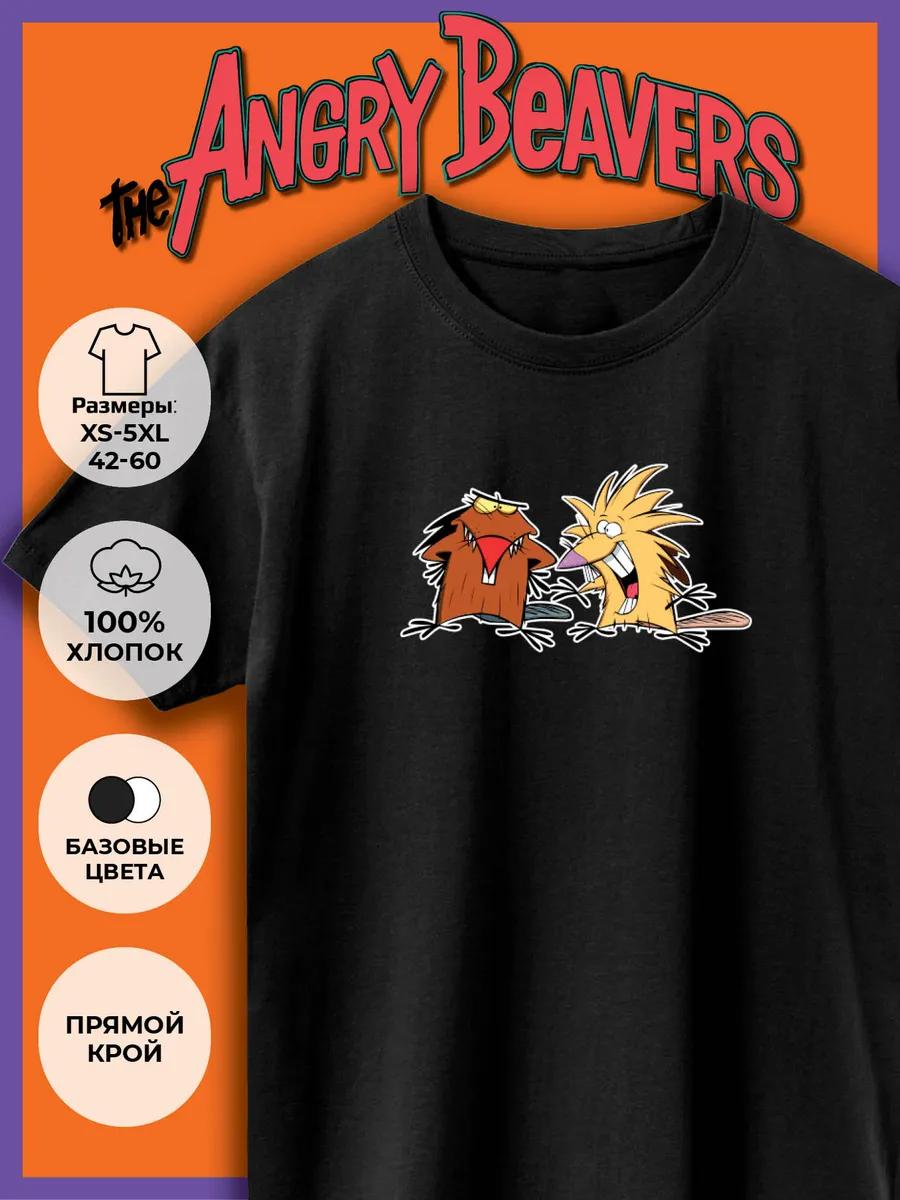 Cool Beaver Print T-shirt S
