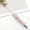 Customizable Writing Pen DIY Beadable Pen, Rhinestone Faux Pearl Ballpoint Fancy Glitter Jeweled for Crafting, Student Stationery Office Tools