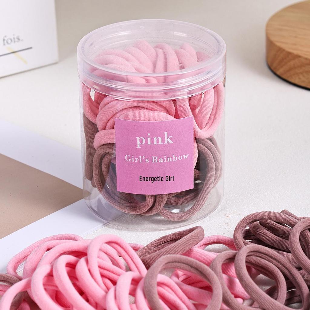 High-Elasticity Hair Ties for Girls - Gentle on Hair, Perfect for Children's Hairstyles
