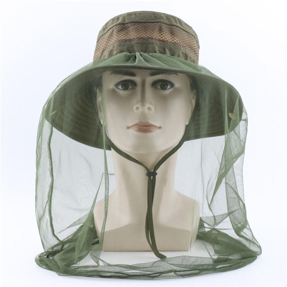 Hat-Veil Beekeeping Hat Insect Mesh Hat Mosquito Net Hat Outdoor Fishing Sun Cap Anti Bee Hat