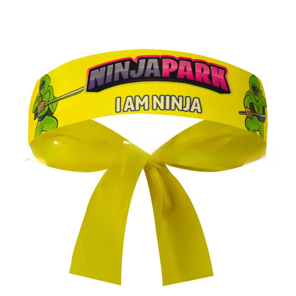 Kids Ninja Samurai Karate Headband Party Gift Decor Hairband for Birthday Theme Supplies
