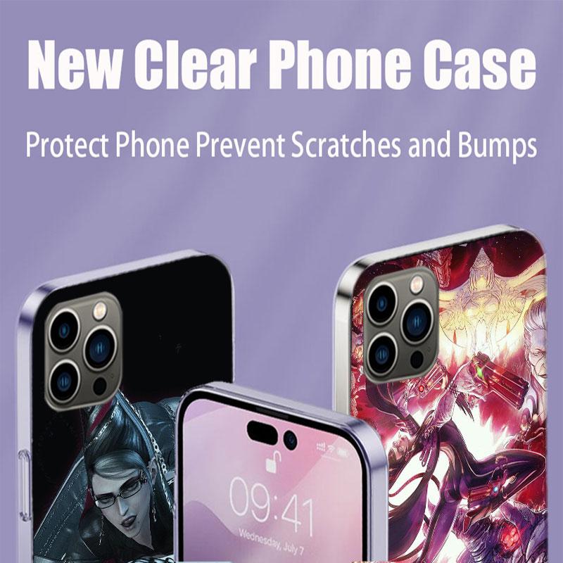 Bayonetta Phone Case For Iphone 17 Air 15 Pro 14 Plus 16 Pro Max 12 13 Mini 11 16E X XS Cover Cute Fundas
