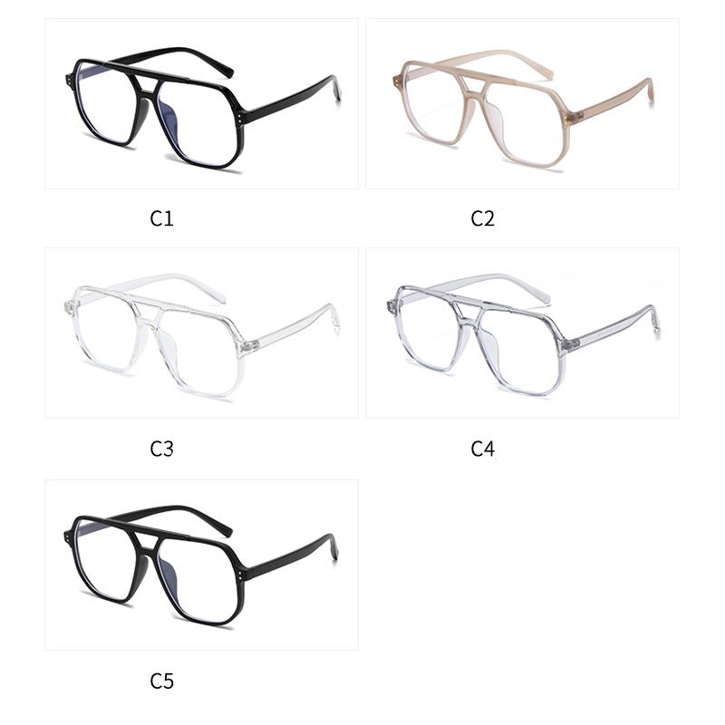 Feminine Polygon Anti Blue Rays Optical Myopia Eyeglasses  Student Nearsighted Glasses For Women Diopter 0 -0.5 -0.75 To -6
