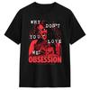 T-shirt Streetwear Estate Ossessione Film 2026 Magliette Novità 100% Cotone T-shirt per Uomo Y2K Retro Personalizzata DIY Top a Maniche Corte