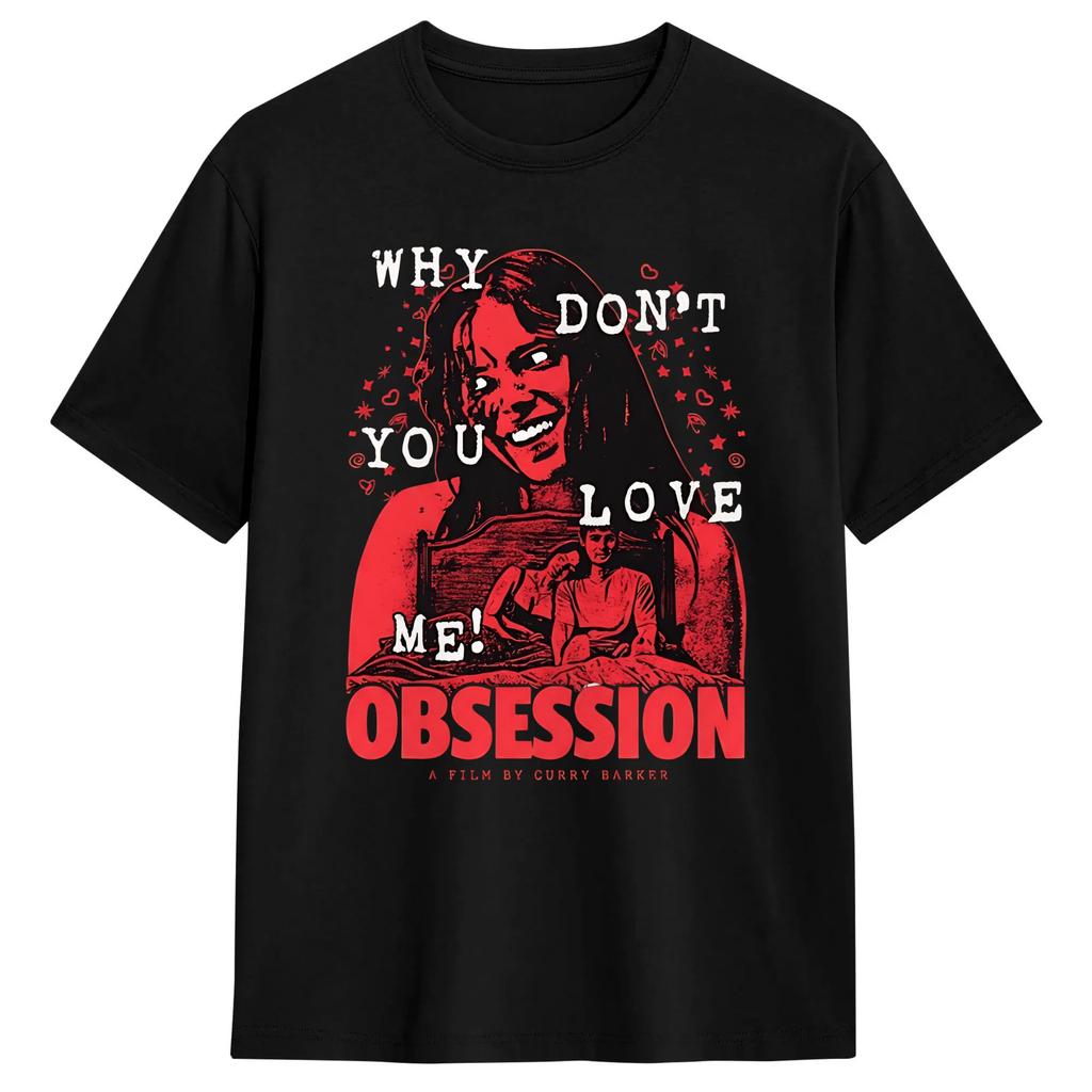 T-shirt Streetwear Estate Ossessione Film 2026 Magliette Novità 100% Cotone T-shirt per Uomo Y2K Retro Personalizzata DIY Top a Maniche Corte