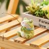 Bear Fishing Figurine Resin Animal Fishing Ornament Aquarium Car Dashboard Decoration Stress Relief Desk Office Decor