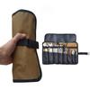 Multi Pocket Foldable Tool Storage Bag With Secure Straps Truck Tool Roll Bag For Wrenches Hammer And Camping Gear