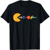 Sun Eating Planets Funny Old School Solar System Arcade T-Shirt