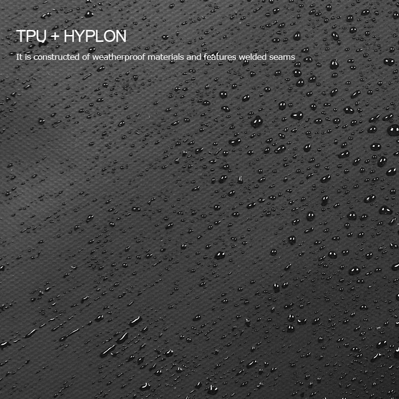 0,5 l wasserdichter Umschnall-MTB-Rennrad-Fahrrad-Rücken-Hecksitz-Satteltasche-Beutel-Gepäcksack-Keilpack