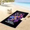 Kpop Demon Hunter Print Beach Towel, Large Soft Quick Dry Towel for Beach Camping Swimming