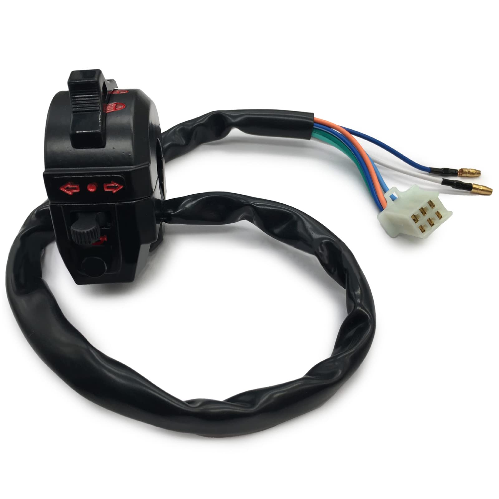 

Meliore Universal 22mm Thin Left Handle Switch Charlie Ducks Monkey Gorilla Z50J AB27 CD50 CD90 CF50 Motorcycle Moped Scooter Black one size чорний