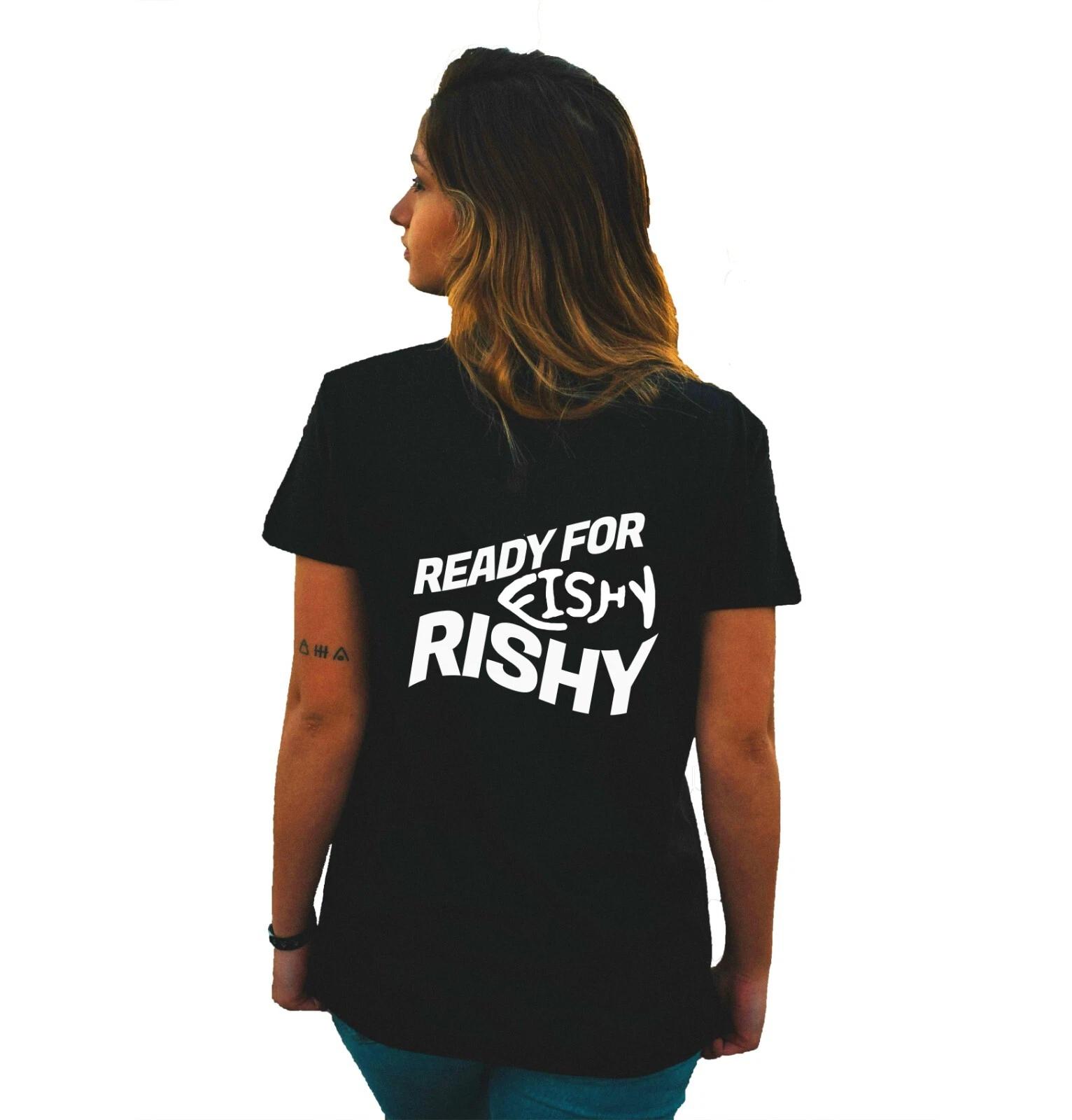 

Unisex T-Shirt - Ready For Fishy Rishy - Prime Minister Novelty Typography Gift M
