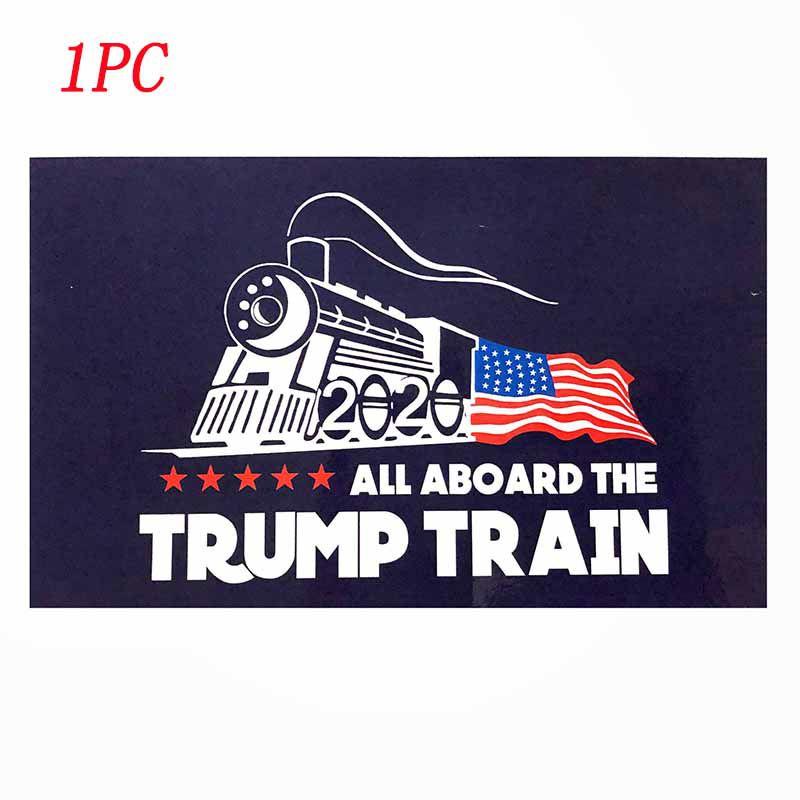 Trump 10pcs Donald Bumper Sticker 2020 All Aboard The Trump Train Car Stickers