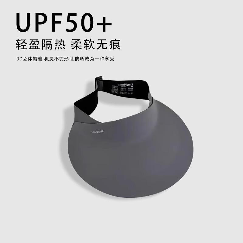 

Складная шляпа от солнца женская летняя бесшовная шляпа от солнца с открытым верхом и широкими полями для активного отдыха, велоспорта, спорта Adjustable (hat circumference 48-60cm)