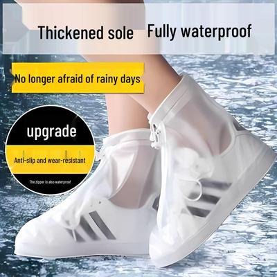 Regenfeste Abdeckschuhe: Aus einem Stück geformt, Wasserdicht, Tragbar, Ideal zum Radfahren