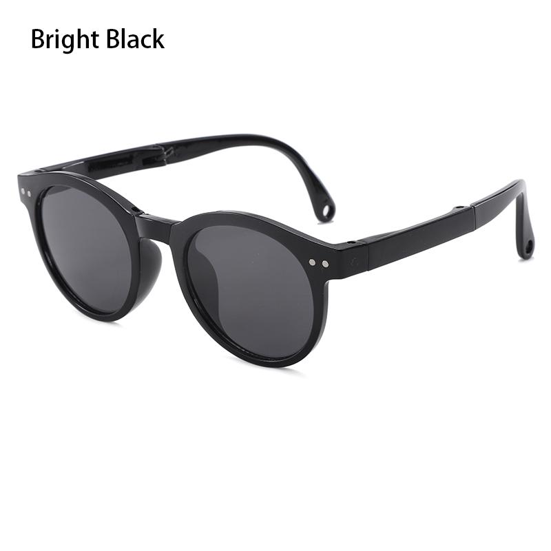 New Candy Color Sunglasses for Kids Folding Large Frame Sun Glasses Children's Folding Eyeglasses UV400 Eyewear