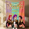 Kpop Witch Hunters Blanket Blanket Jit Witch Hunters Peripheral Pattern Digital Printed Flannel Blanket Blanket