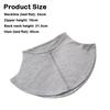Nouveau Col Faux Col Zippé Protection Solaire Mince Faux Col Châle Foulard Rayé