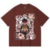 230 Gsm 100% Cotton Demon Slayer V106 Zohakuten Print Unisex Heavy Cotton T Shirt