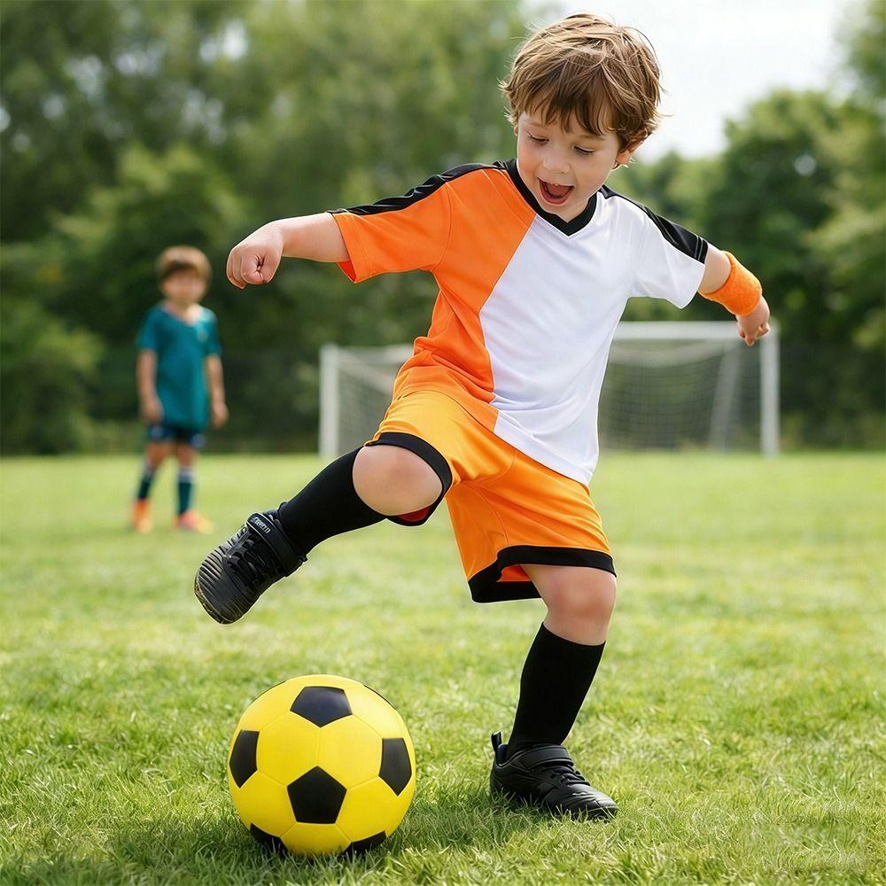 High-Elastic Silent Football Easy To Grip Lightweight Low Noise Foam Soccer Ball 18/21/24CM Low Noise Indoor Training Ball