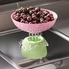 Elegant Large Washable Fruit Bowl With Pedestal - Chic, Hygienic Tabletop Organizer And Decorative Centerpiece