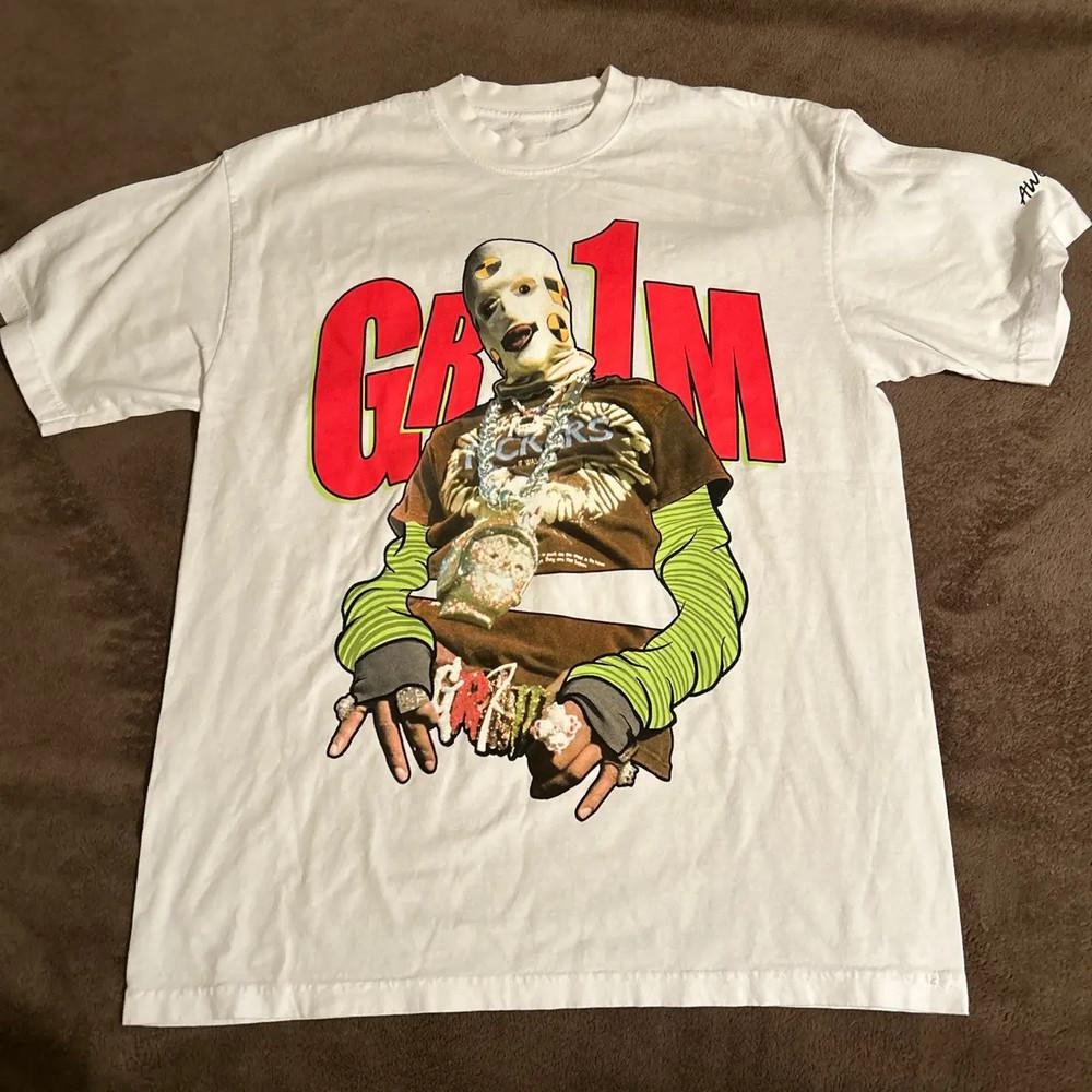 Новый! ASAP Rocky GR1M Футболка Унисекс Концертная S - 5XL BO094 Унисекс Футболка S