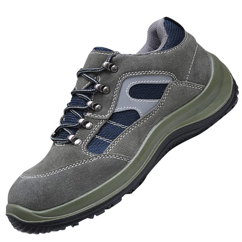 Anti-smashing, Anti-piercing, Wear-resistant and Breathable Safety Protective Shoes, Steel Baotou Work Shoes for Men