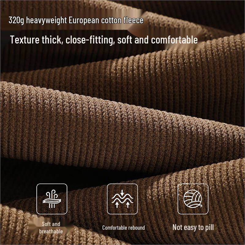 Baleno Men's Heavyweight Loose Fit Round Neck Sweatshirt