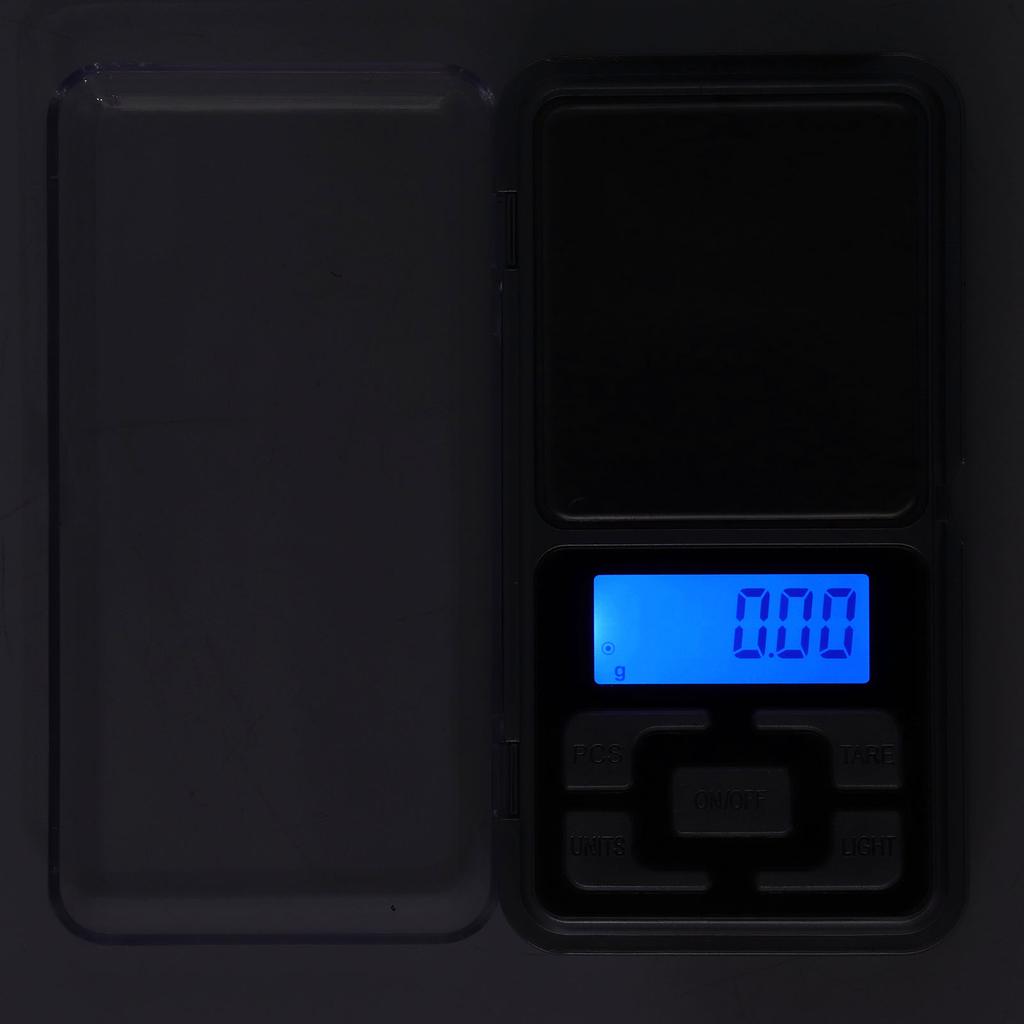 Mini Food Scale LCD Backlight Display Electronic Scale Pocket Jewelry Measuring Tool 500g 0.01g