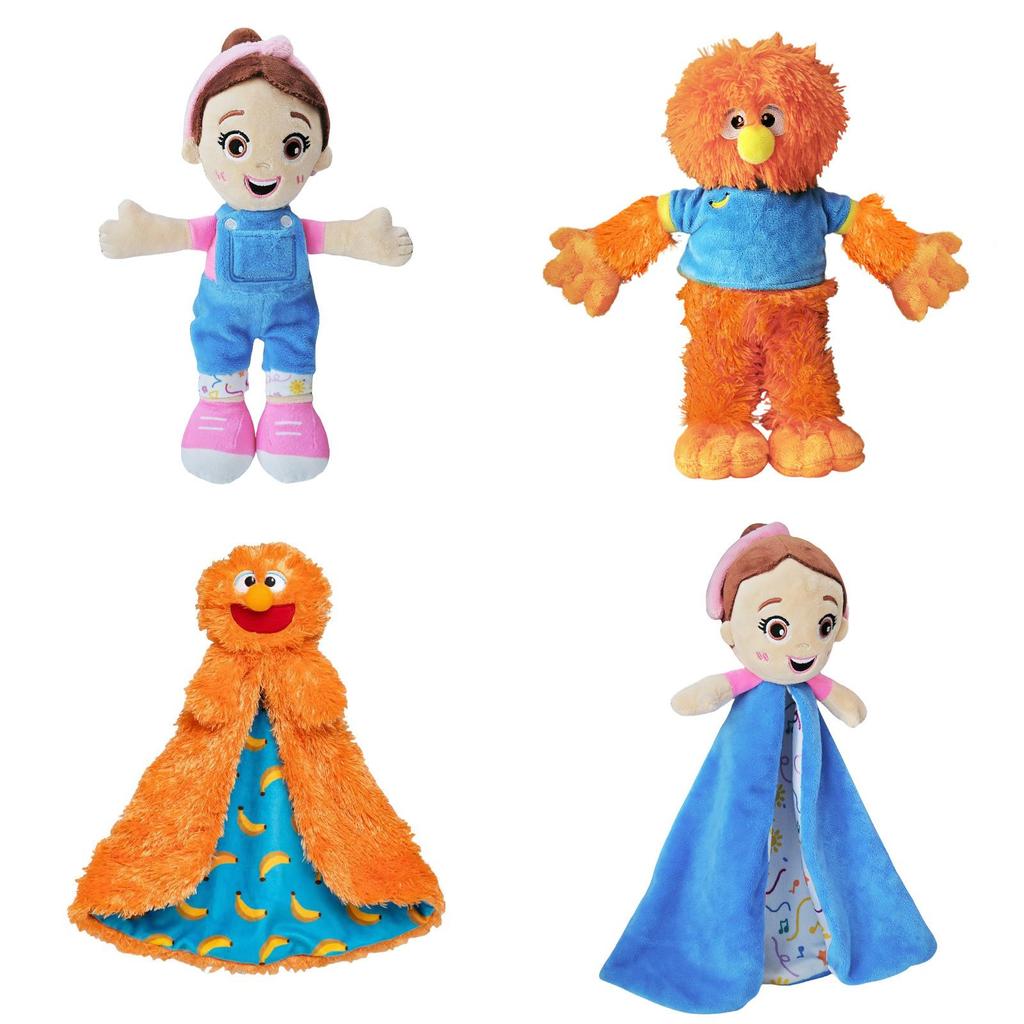 Adorável Boneca de Pelúcia Ms Rachel Brinquedo Macio Para Meninas Lovely Inteligente Companheiro Fofinho 30cm Com Macacão Azul