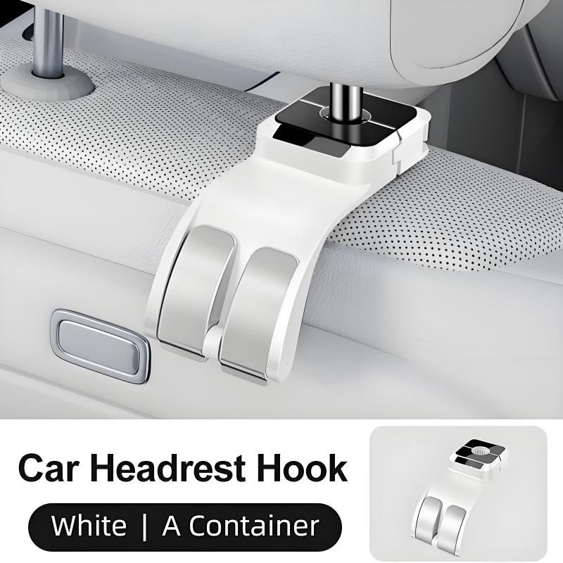 Multifunction Car Headrest Hook 1/2PCS Adjustable Storage Holder Auto Package Clip Interior Organizer For Vehicle Daily Storage