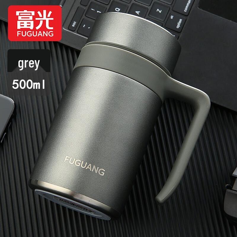 Fuguang 316 Stainless Steel Insulated Office Mug with Handle