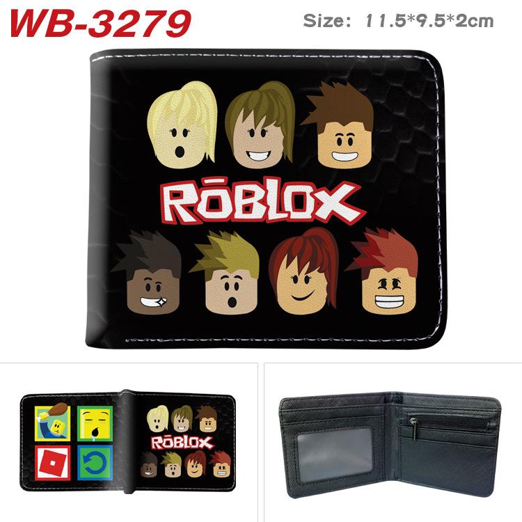 Virtual World Game Peripheral Wallet Cartoon Print Short Fold Card Holder Unisex 1pcs