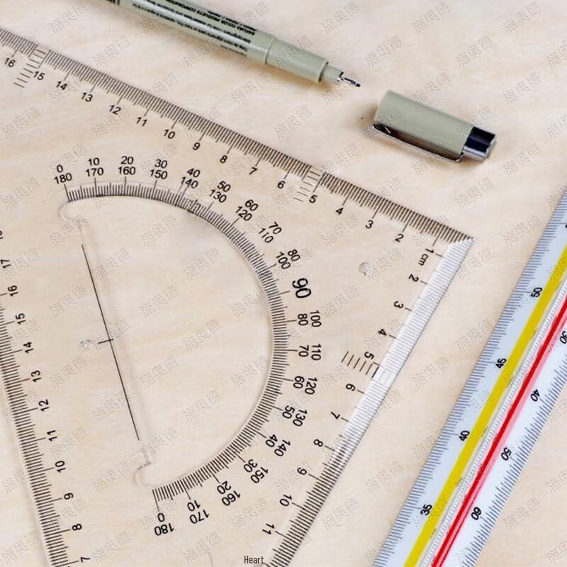 Schode Engineering Drawing Set Squares and Protractors