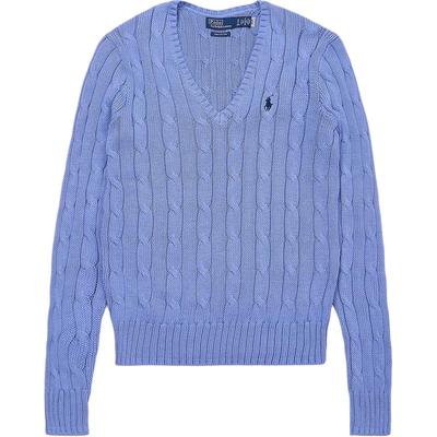 Polo Ralph Lauren FW25 V-Ausschnitt Langarm Einfarbig Zopfmuster Pullover Damenpullover WMPOSWENC021357-400