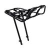 Bike Front Rack Aluminum Alloy Black Adjustable Support Column Bike Front Shelf for Commuting Traveling