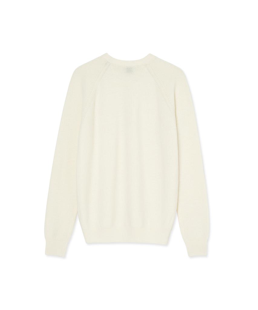 IOLO Soft Raglan Crewneck_Ivory