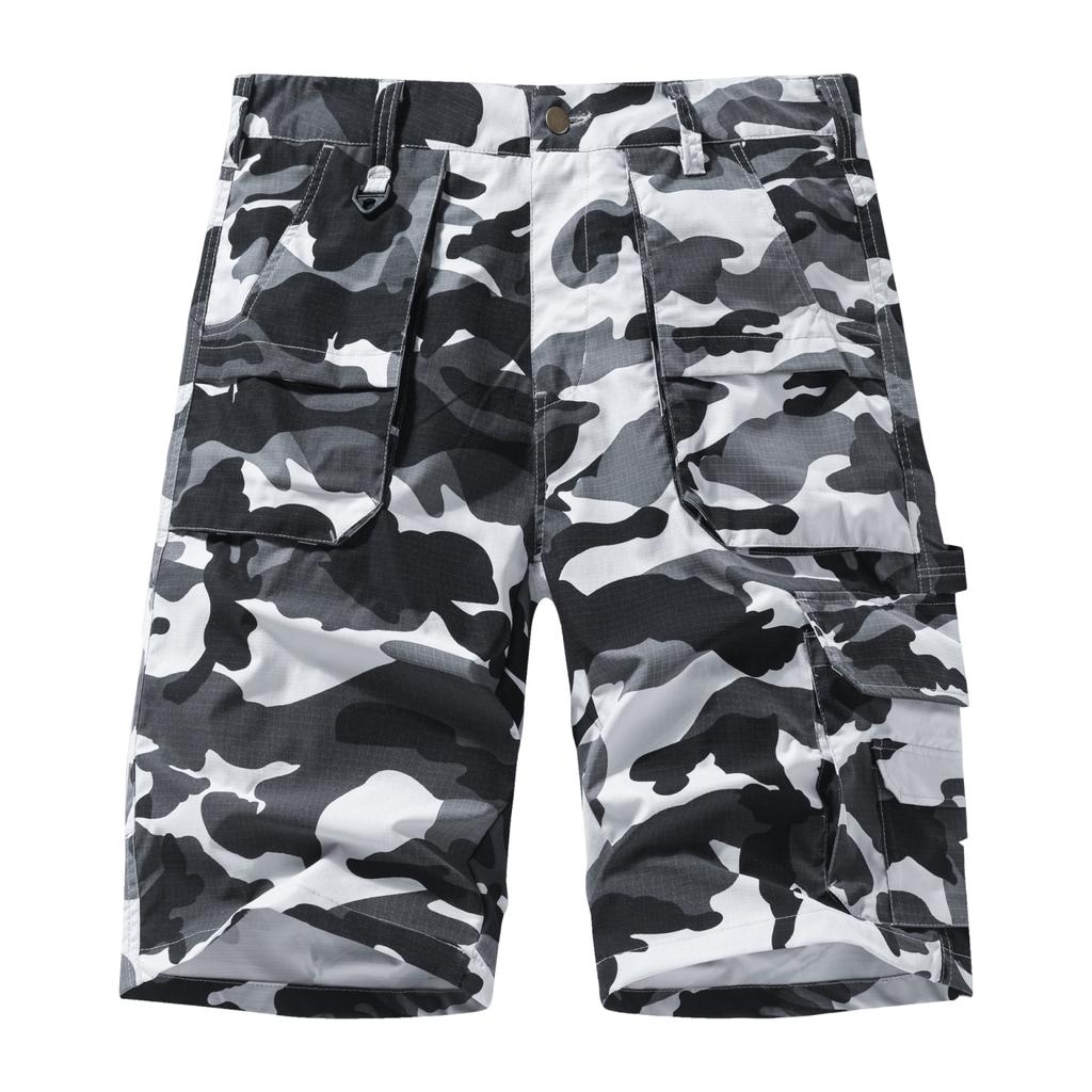Herren Tarn Cargo-Shorts mit mehreren Taschen Entspannte Passform Outdoor-Shorts für den täglichen Gebrauch Wandern Arbeit