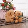 Mini Plush Capybara Charm Keychains Sweet Cute Pendant Car Keyring Backpack Decoration Fashion Jewelry for Women Girl
