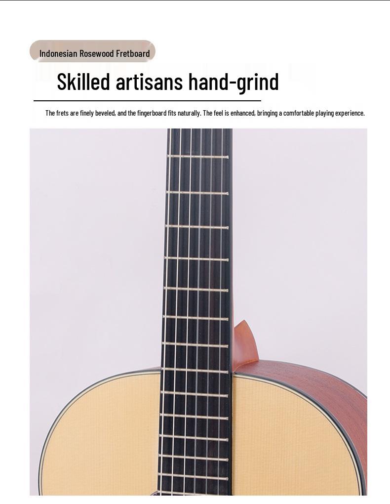 39palcová matná klasická kytara pro začátečníky