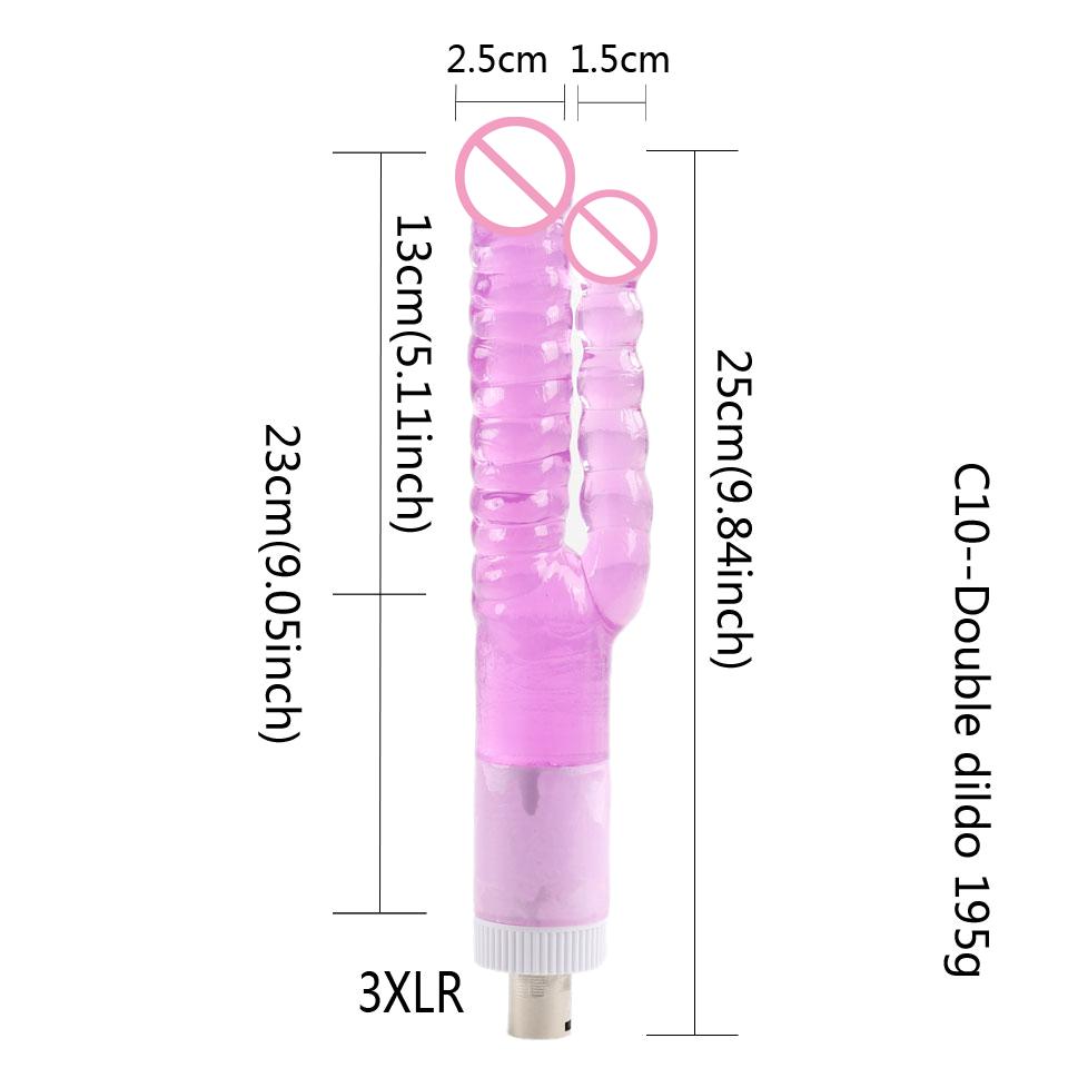 DTSUDU Sex Machine Accessory For Sex Machine, With 3XLR Connector, Toy Suction Cup, Adjustable Length Angle Accessory