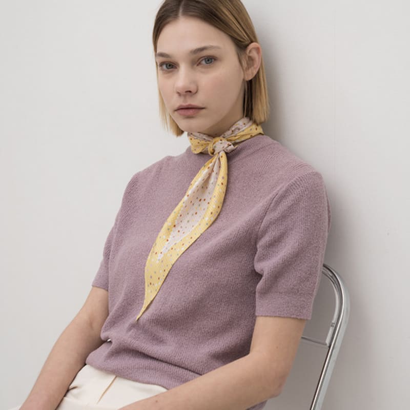 BB’DE SOLI’DE arum silk scarf (2color)