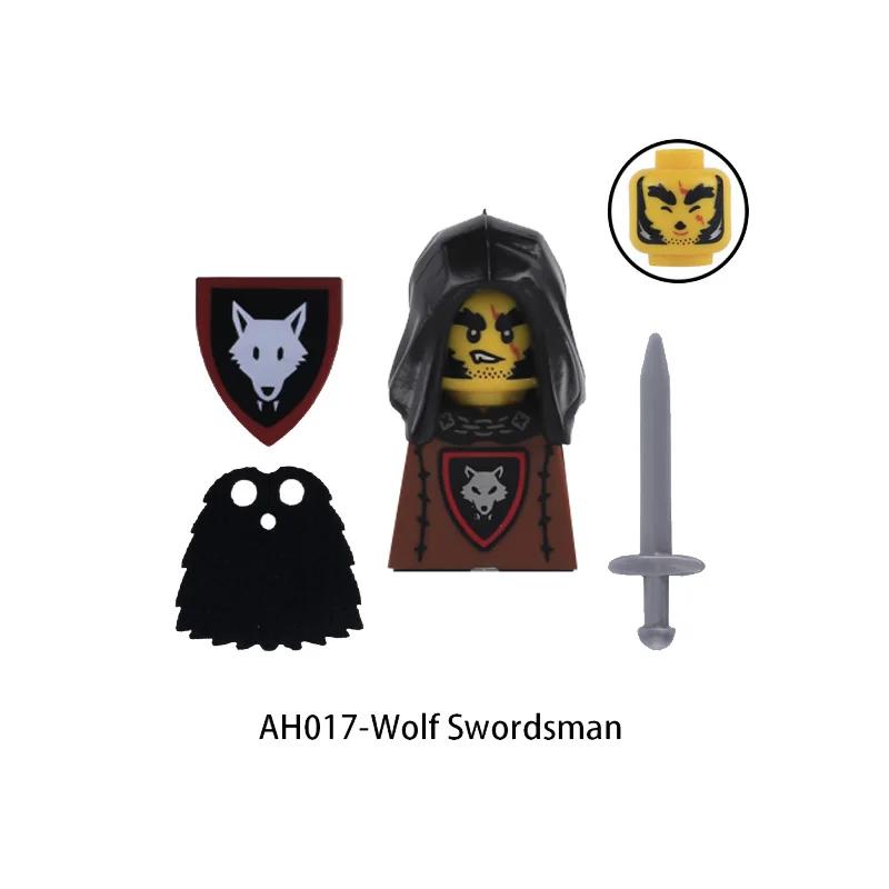 

Средневековый Замок MOC Строительные Блоки Воины-Волки Фигурка Солдата Рыцари-Крестоносцы Лошадь Флаг Жилеты Щит Оружие Игрушки Подарки T022