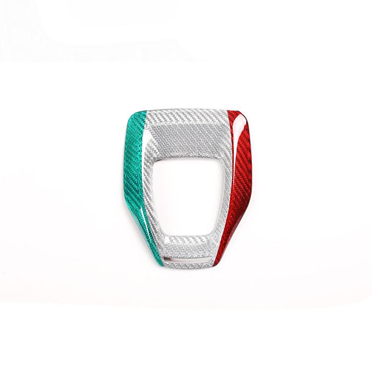 

For Alfa Romeo Giulia Stelvio 2020-2025 Real Carbon Fiber Car Center Console Gear Shift Panel Cover Trim Sticker Accessories