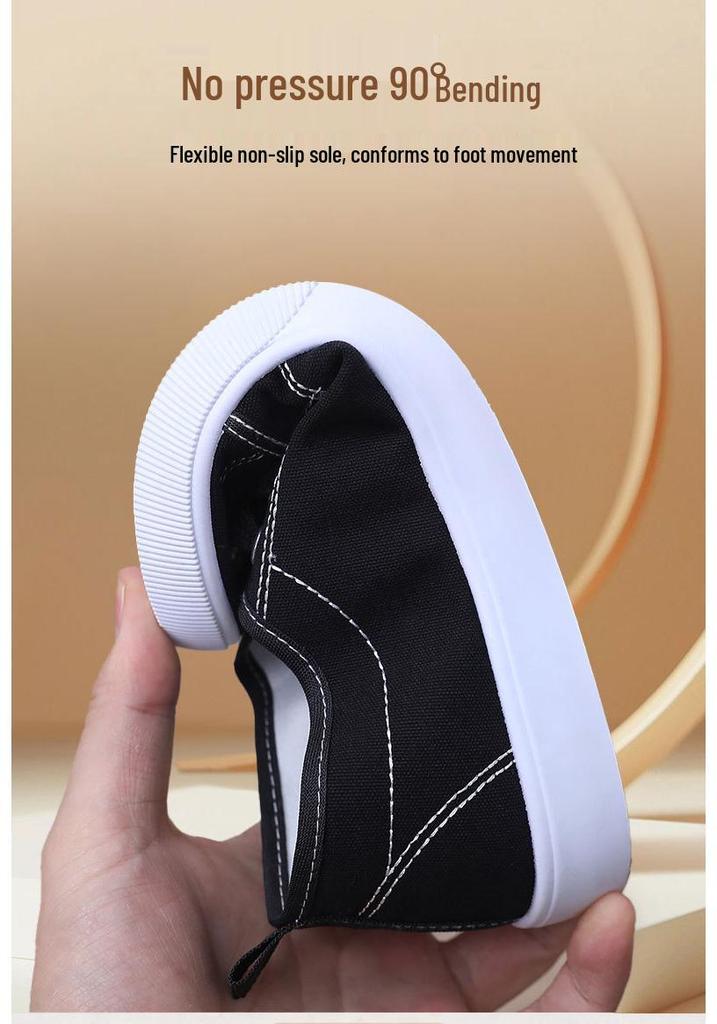 Damen Atmungsaktive Canvas-Schuhe Frühling 2026 - Lässige Sneaker im koreanischen Stil