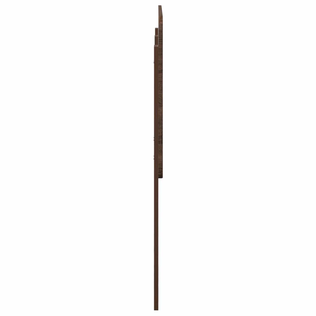 Headboard in Brown Oak Look Wood Based Material