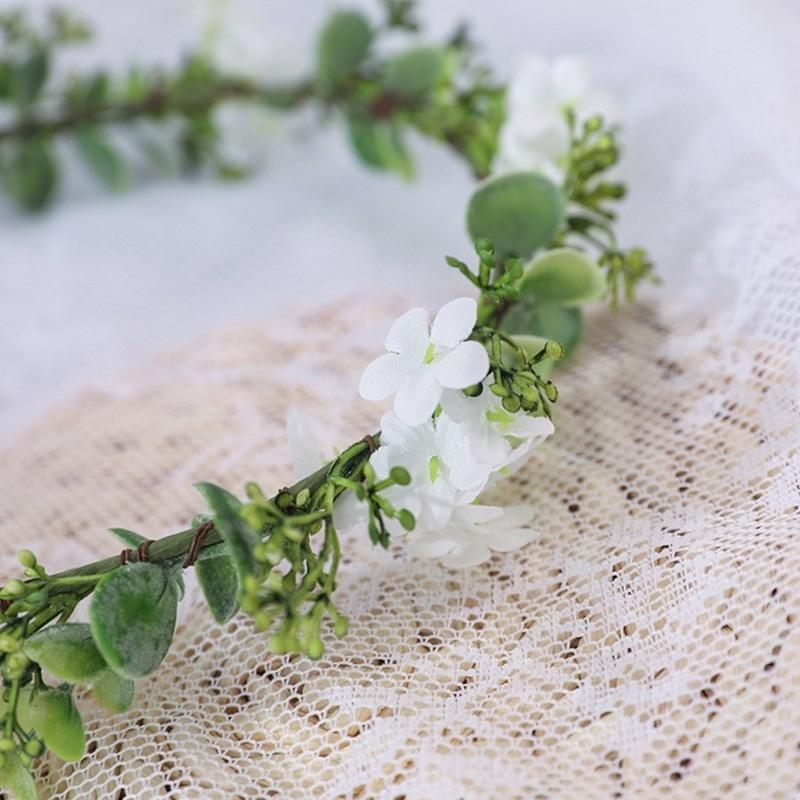 Floral Garlands Crown Hair Wreath Flower Headbands Bride Flower Crown Wedding