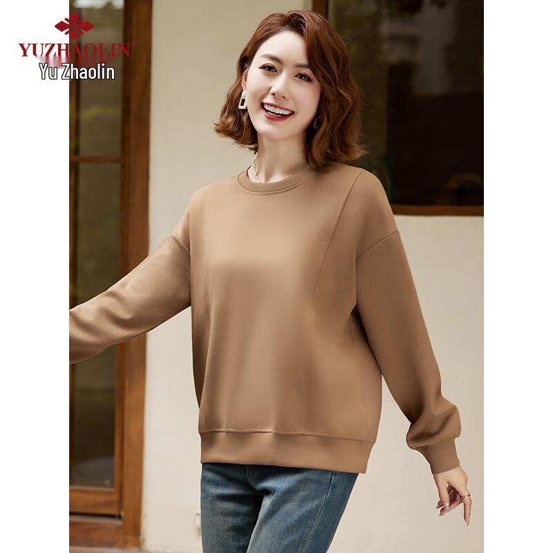 YUZHAOLIN Middle-Aged Women's Long-Sleeve Casual Top